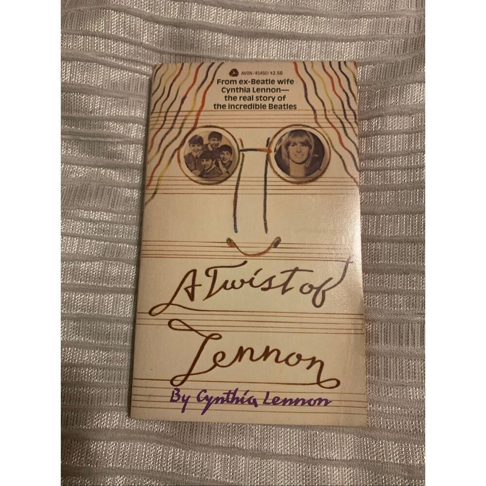 A Twist of Lennon by Cynthia Lennon (1980, Paperback) BEATLES JOHN LENNON VG+